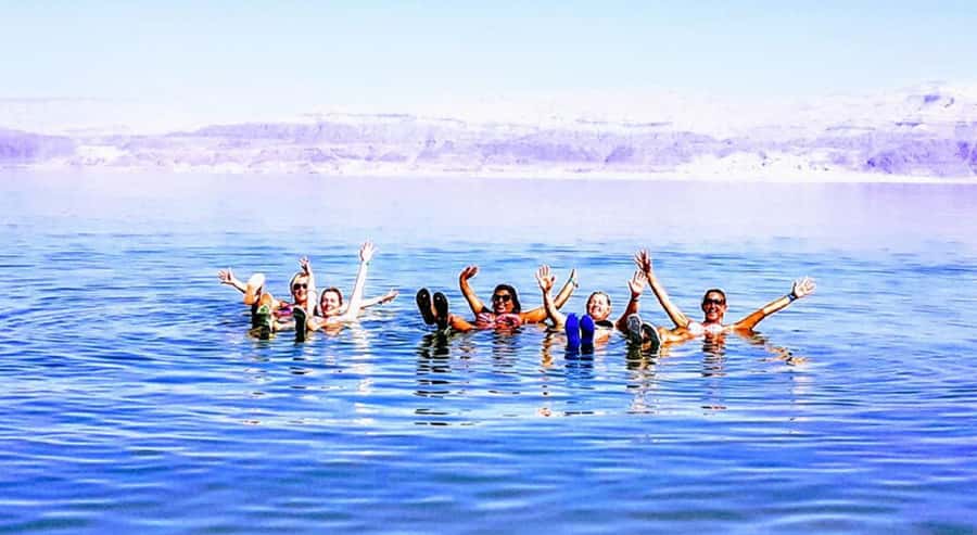 2-Day Tour from Amman to Petra, Wadi Rum, and Dead Sea - Dead Sea floating and mud baths: the weird physics of feeling weightless
