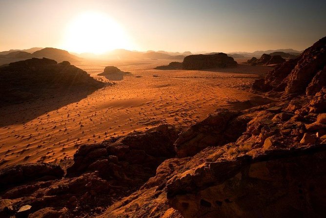 2 Hour Jeep Tour - Wadi Rum Desert & Canyon - Stop 3: Red Sand Dune (Al Hasany / Al Ramal) and the barefoot walk