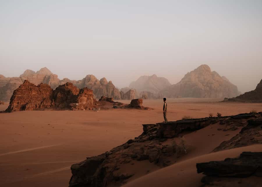 3-days private tour of Petra, Wadi Rum & Dead Sea from Amman - Day 3: Wadi Rum 4x4 jeep adventure through tall sandstone mountains