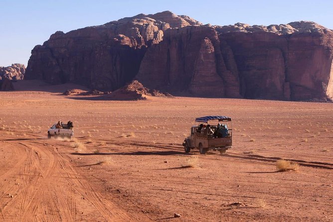 3 Days Tour Petra, Wadi Rum, Dead Sea - Day 2 in Wadi Rum: 4WD with a Bedouin driver and Martian rocks