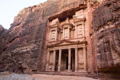 4 Days tour Petra & Wadi Rum Tour from Aqaba Airport - Petra walk-through: Siq to Treasury with a guided window