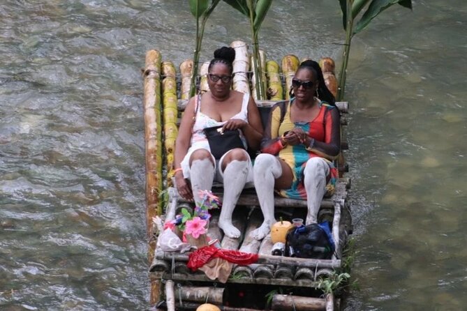Bamboo rafting with Limestone Foot Massage free rum taste - The Usain Bolt stop: quick, fun, and worth a photo