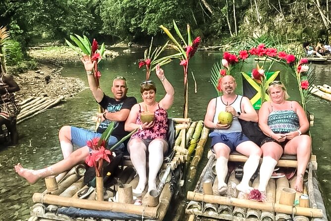 Bamboo River Rafting Limestone Foot Massage & Bottle of Rum Punch - Montego Bay Pickup and the Ride to Lethe in St James Parish