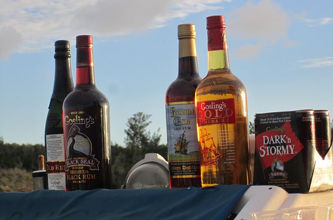 Bermuda Rum Cruise - The boat ride: Atlantic views, a sunset photo stop, and the rain factor