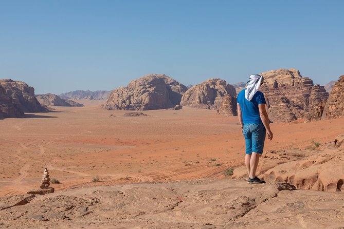 Best of Wadi Rum | Full day jeep tour + overnight in bedouin camp | Pack all-in - The day’s core stops: arches, canyons, Nabatean carvings, and Lawrence sites