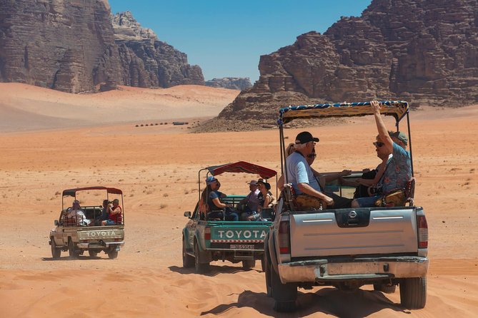 Best of Wadi Rum | Full day Jeep tour + Sleep under the stars | Pack all-in - Lawrence Spring and the Red Sand Dunes: where photos meet reality
