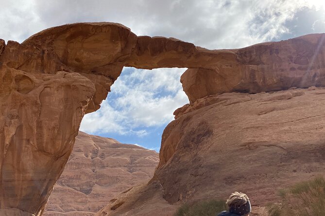 Explore Wadi Rum: Jeep Tour, Bed and Breakfast, and Dinner - Um Frouth Rock Arch: another massive “wow” moment