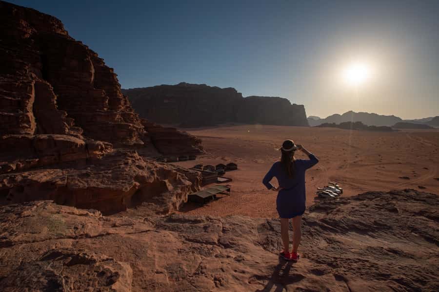 From Eilat, Jerusalem, Tel Aviv: Petra & Wadi Rum 3-Day Tour - Wadi Rum jeep safari at sunset with a Bedouin guide