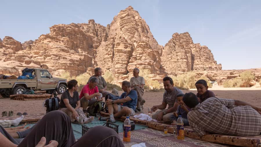From Wadi Rum: 2-Day Hiking Adventure and Jeep Tour - Rock Formations With a Story: Yellow-Red Granite, Sandstone, and Arches