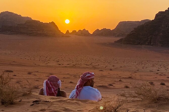 Full day Jeep Tour in Wadi Rum desert - Lunch in the desert: fire, food, and a reset