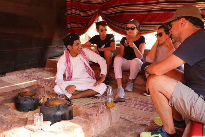 Half day Jeep Tour in Wadi Rum incl. water and Bedouin tea - Um Frouth Rock Arch: another photo stop with a slightly longer climb