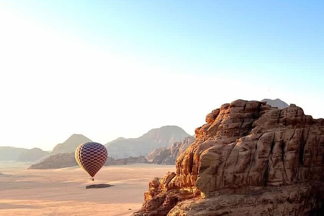 Hot Air Balloon Flight at Wadi Rum - Reading Wadi Rum Below: Mountains, Canyons, and Rock Drawings