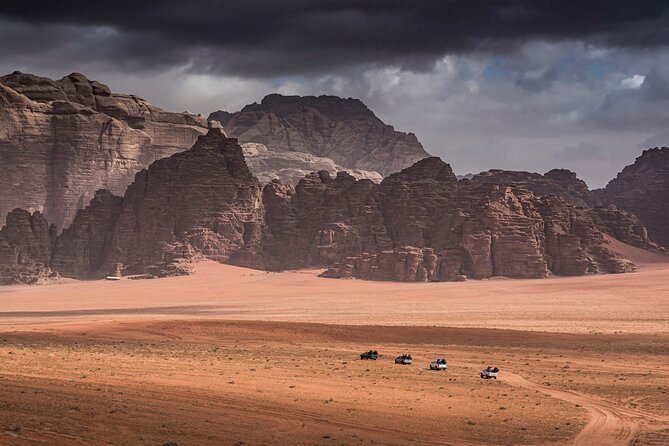 One Day Petra and Wadi Rum with Pick Up - Wadi Rum Protected Area 4x4 jeep tour (16:30–18:30)