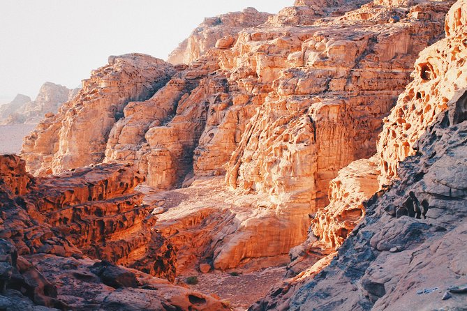 Petra and Wadi Rum Day Excursion with Hotel Collection - Bedouin camp, tea/coffee, and sunset timing