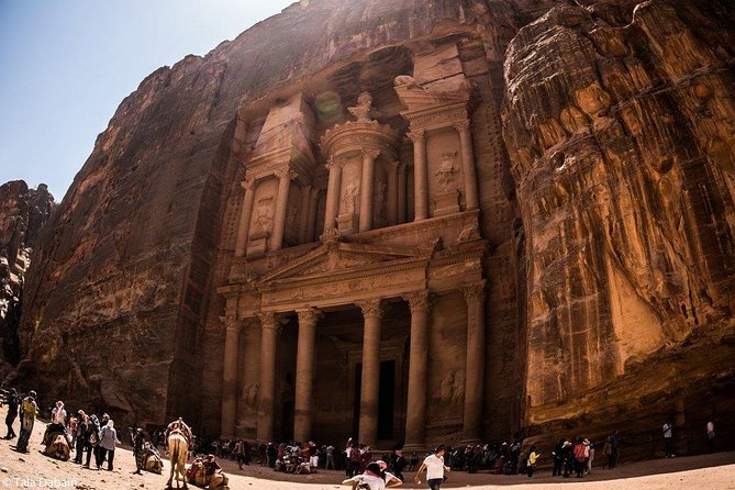Petra and Wadi Rum Day Trip from Amman - Wadi Rum by Jeep with a Bedouin Guide (Temple, Spring, and Khazali Area)