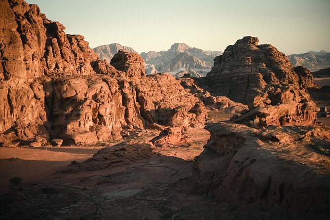 Petra to Wadi Rum Trek - 6 Days - Day 2: desert mountain walking, oleander plants, and a key navigation warning