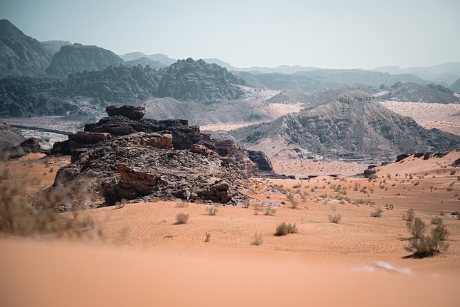Petra to Wadi Rum Trek - 6 Days - Day 3: wild desert valleys and a camp near the Jordan Valley