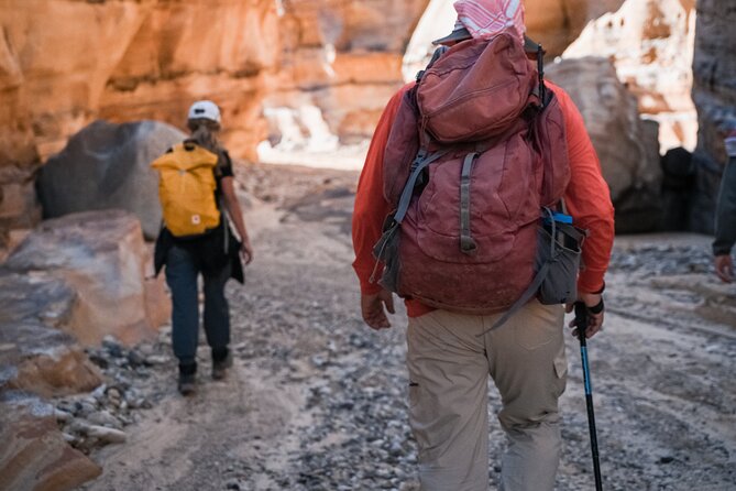 Petra to Wadi Rum Trek - 6 Days - Day 4: colorful canyons, rock formations, and sand-dune fun at camp