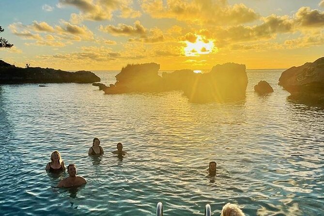 Private Sunset Cruise & Rum Swizzle - Entering the Bermuda sunset at 8:00 pm
