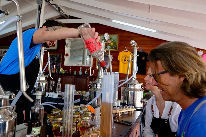 Rum Making Masterclass Galleon Beach Antigua 2 People per Station - What Happens in the 90-Minute Rum Masterclass