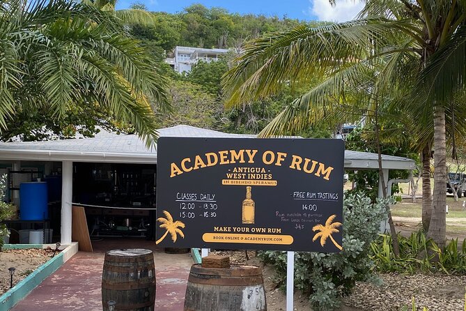 Rum Making Masterclass Galleon Beach Antigua 2 People per Station - Meeting Point and Getting There: English Harbour on Real Roads