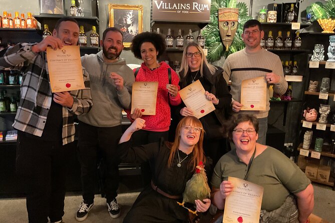 Villainous History and Rum Tasting Tour in York Indoor Experience - The guides: storytelling that keeps it moving