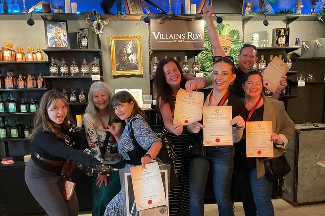 Villainous History and Rum Tasting Tour in York Indoor Experience - Price and value: what $34.72 buys you