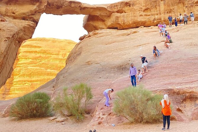 Wadi Rum 4-Hour Sunset Tour - Wadi Rum Desert Highlights - Little Bridge in Khor El Ajram: the climb that works for more people