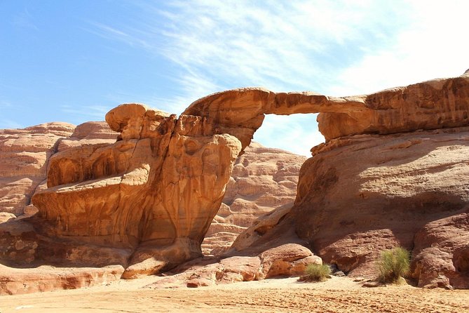 Wadi Rum Desert Tour with Lunch & Sunset - Canyons and rock bridges: Um Fruth, plus a short self-guided walk