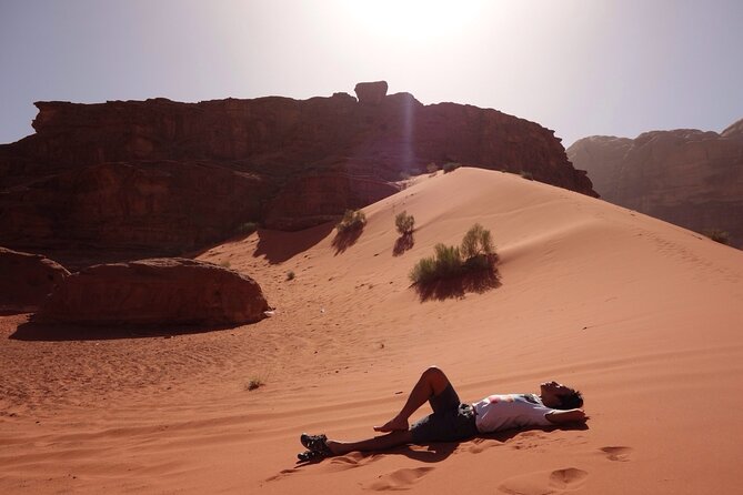 Wadi Rum: Explorer Jeep Tour PASS + Local Food + Optional Stay - Mushroom Rock, Burdah Canyon/Bridge, and Abu Khasaba Walk: Photo Stops With Real Texture