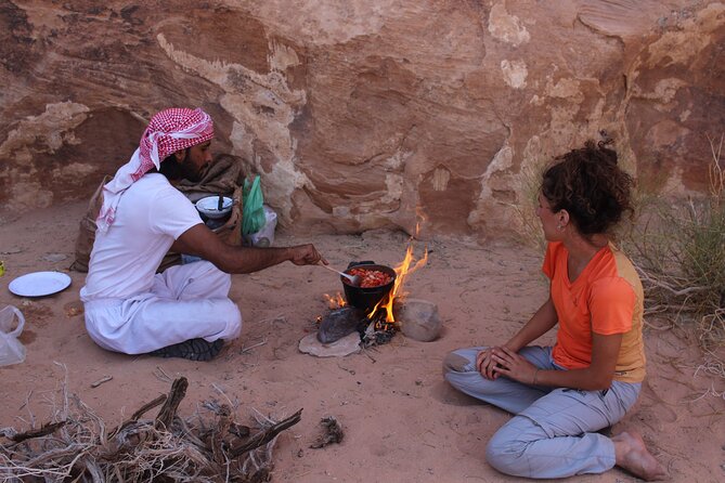 Wadi Rum Full Day Jeep Tour - Sand dunes, bridges, and short walks: how the scenery stops are paced