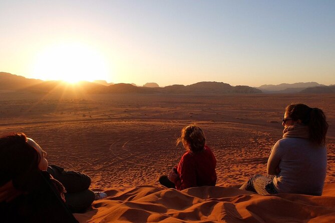 Wadi Rum Full Day Jeep Tour + Overnight in Bedouin Camp & Dinner - Day 2: breakfast with panoramic views and drop-off back to Wadi Rum Village