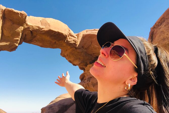 Wadi Rum Mountain Hike & Climb: Burdah, with a bridge at the top! + tour & Lunch - Jeep tour time and the Um Sabatah sunset viewpoint