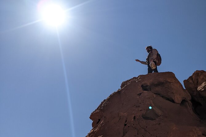 Wadi Rum Mountain Hike: Umm Ad Dami, highest point of Jordan + Jeep tour & Lunch - Wadi Sabet Valley Hike + Quick Photo Stops (Chicken Rock Included)